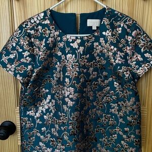 Floral Brocade Shirt J Crew Collection